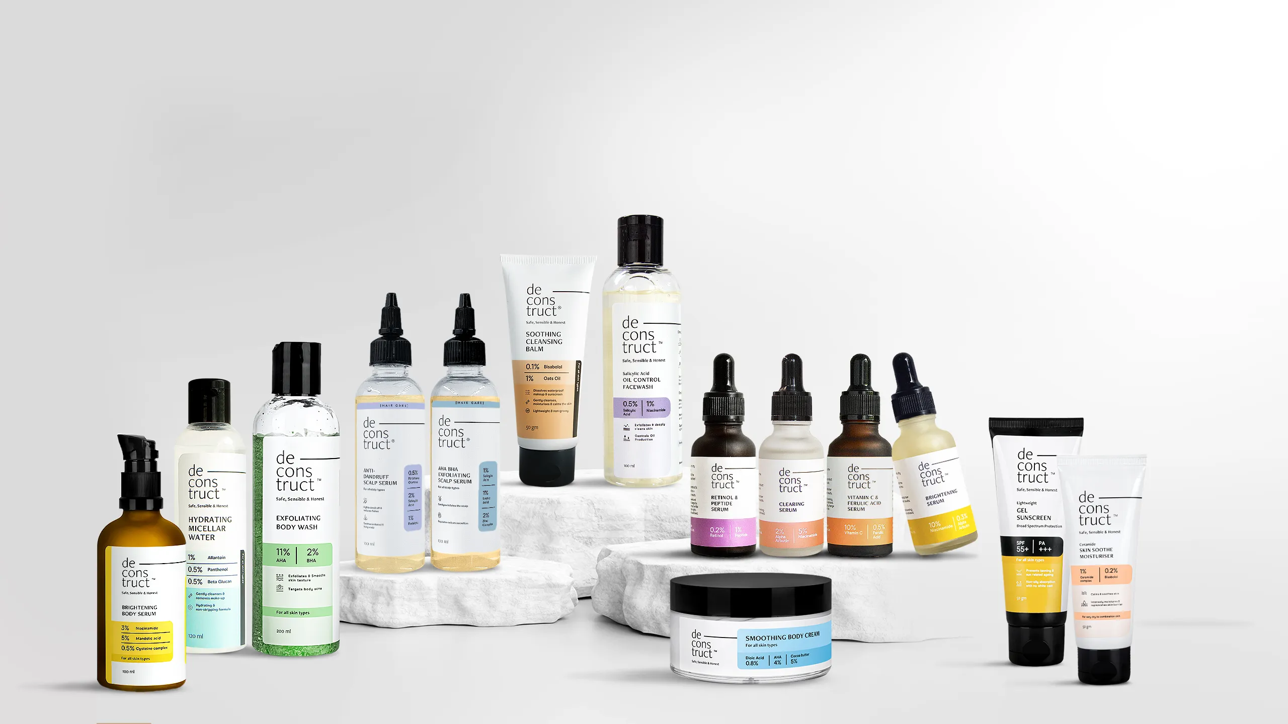 The Deconstruct product range