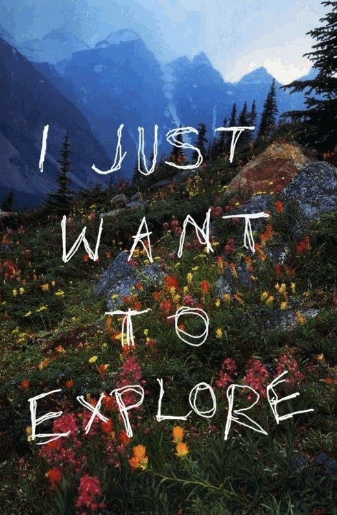 I just want to explore